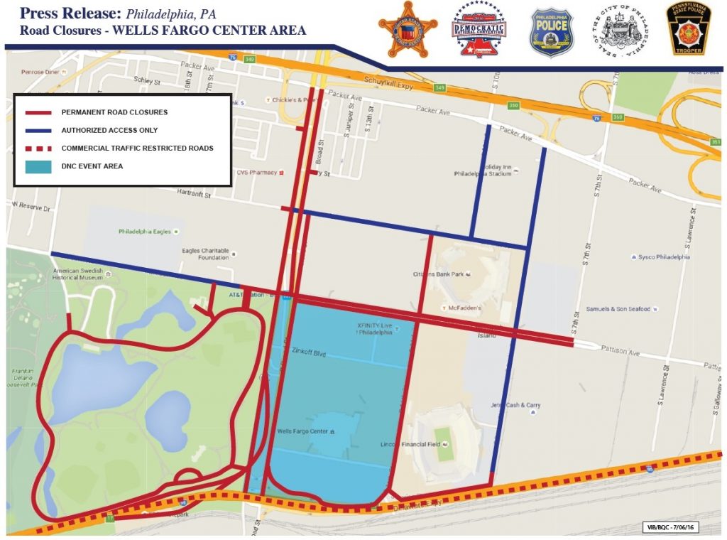 Road Closures For The Convention 