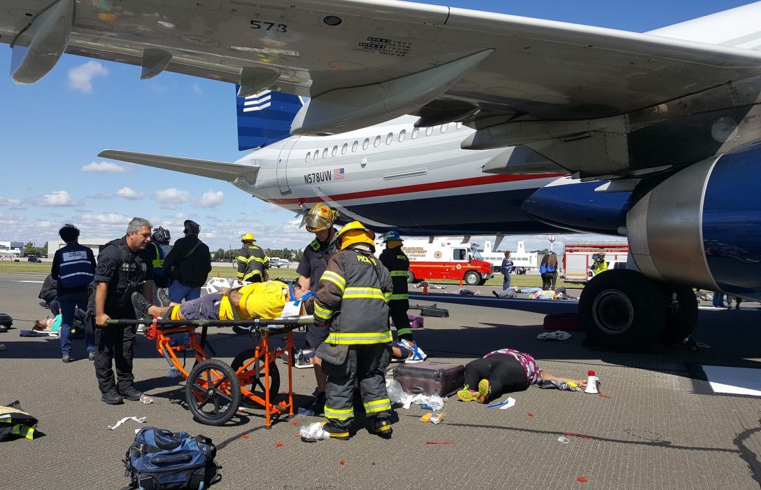 Airport Emergency Only A Drill Philadelphia Fire Department Posts