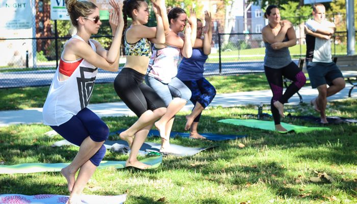 Yoga in Philly parks and playgrounds