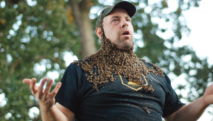 Bee beard at Philly Honey Festival.