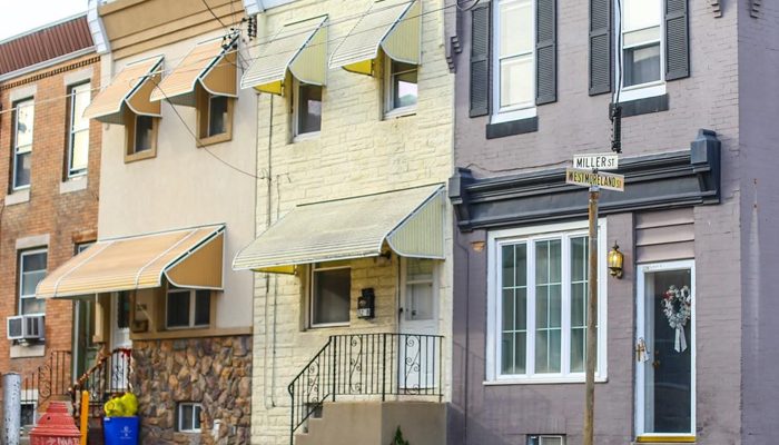 Residencias en el barrio de Port Richmond de Filadelfia