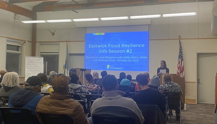 Sesión informativa sobre la resiliencia ante inundaciones de Eastwick