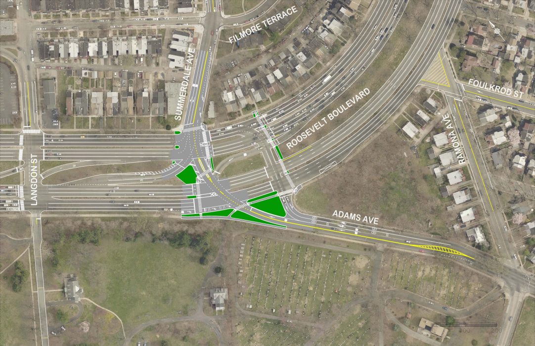 Roosevelt Boulevard And Adams Avenue/Summerdale Avenue Intersection ...