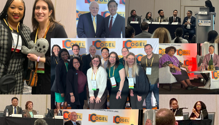 Collage of conference participants